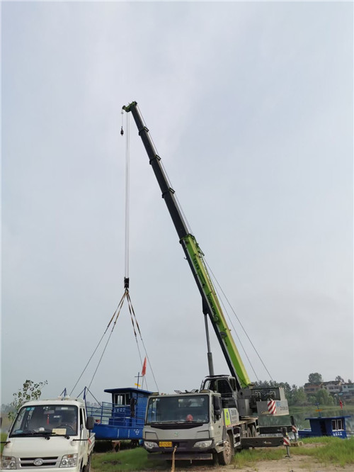 南阳市桥梁建设吊装案例